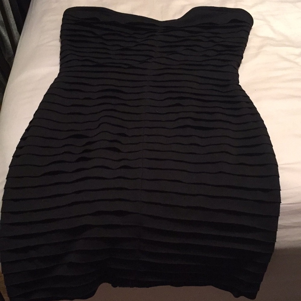 Layered little black dress